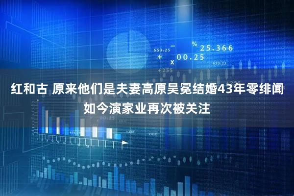 红和古 原来他们是夫妻高原吴冕结婚43年零绯闻如今演家业再次被关注